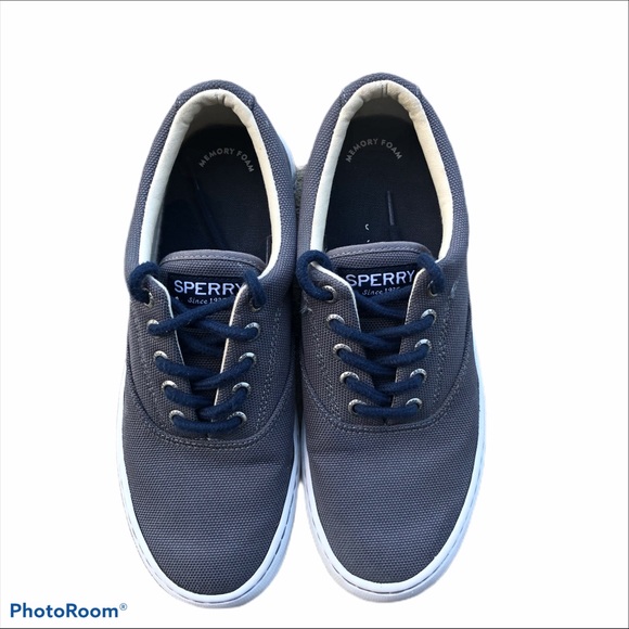 Sperry Other - Men’s Sperry Blue Halyard Lace Up Sneaker Size 7